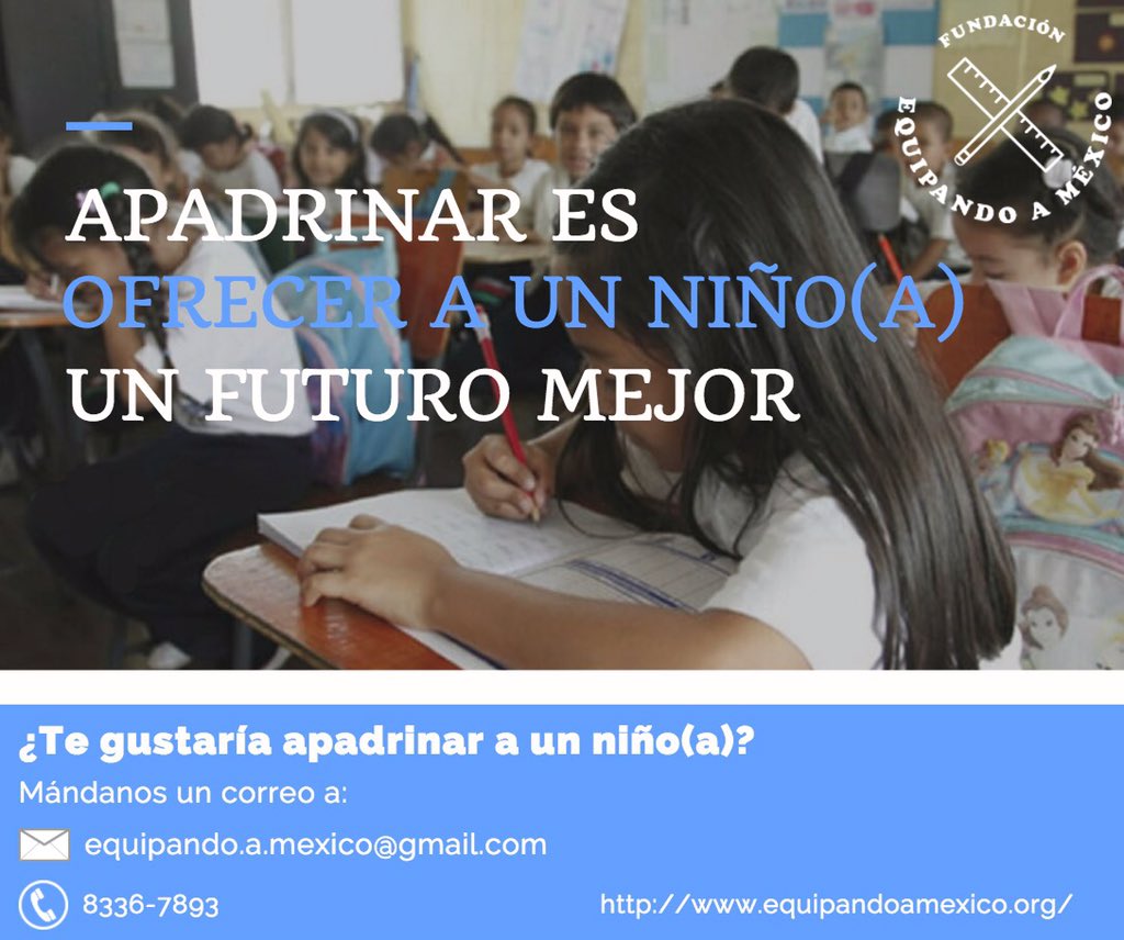 ¿Ya tienes un propósito de año nuevo? Apadrina a un niño con una beca de primaria en un plan de ahorro especializado. #EquipandoAMex #Becas