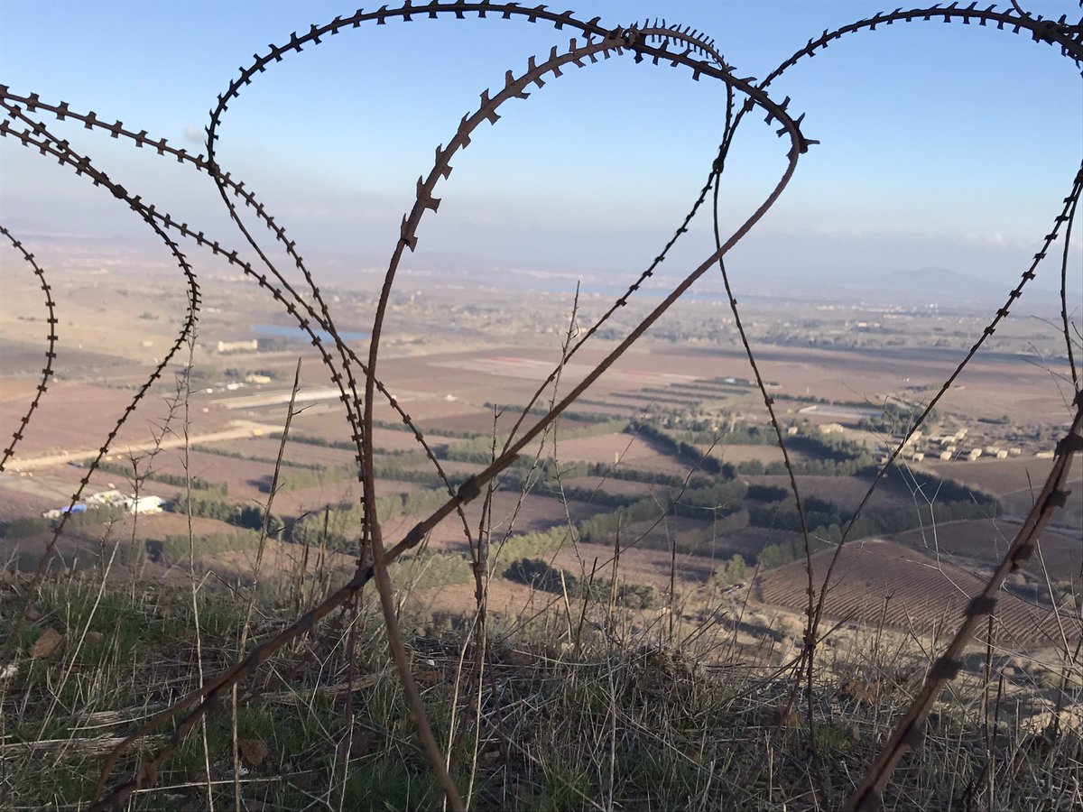 YTsuna's tweet image. A tour around the Golan Heights, including a lookout of the Syrian border! #bus429 #birthright @IsraelOutdoors