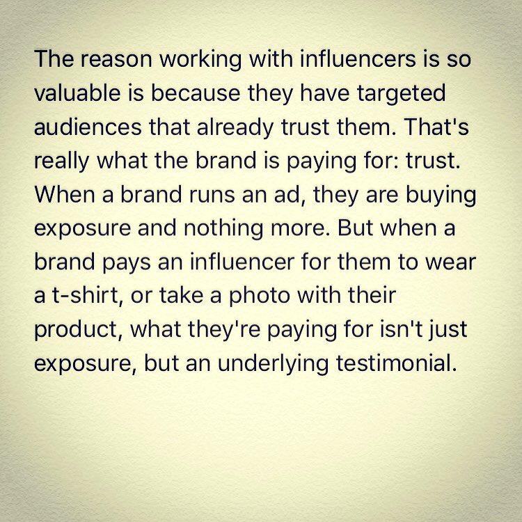 instagram.com/p/BOvBIn7Dtby/ 
#InfluencerMarketing #WordOfMouth #NIBSTR
#2017
#SocialMediaMonetization
#influenceragency
#theinfluencernetwork
