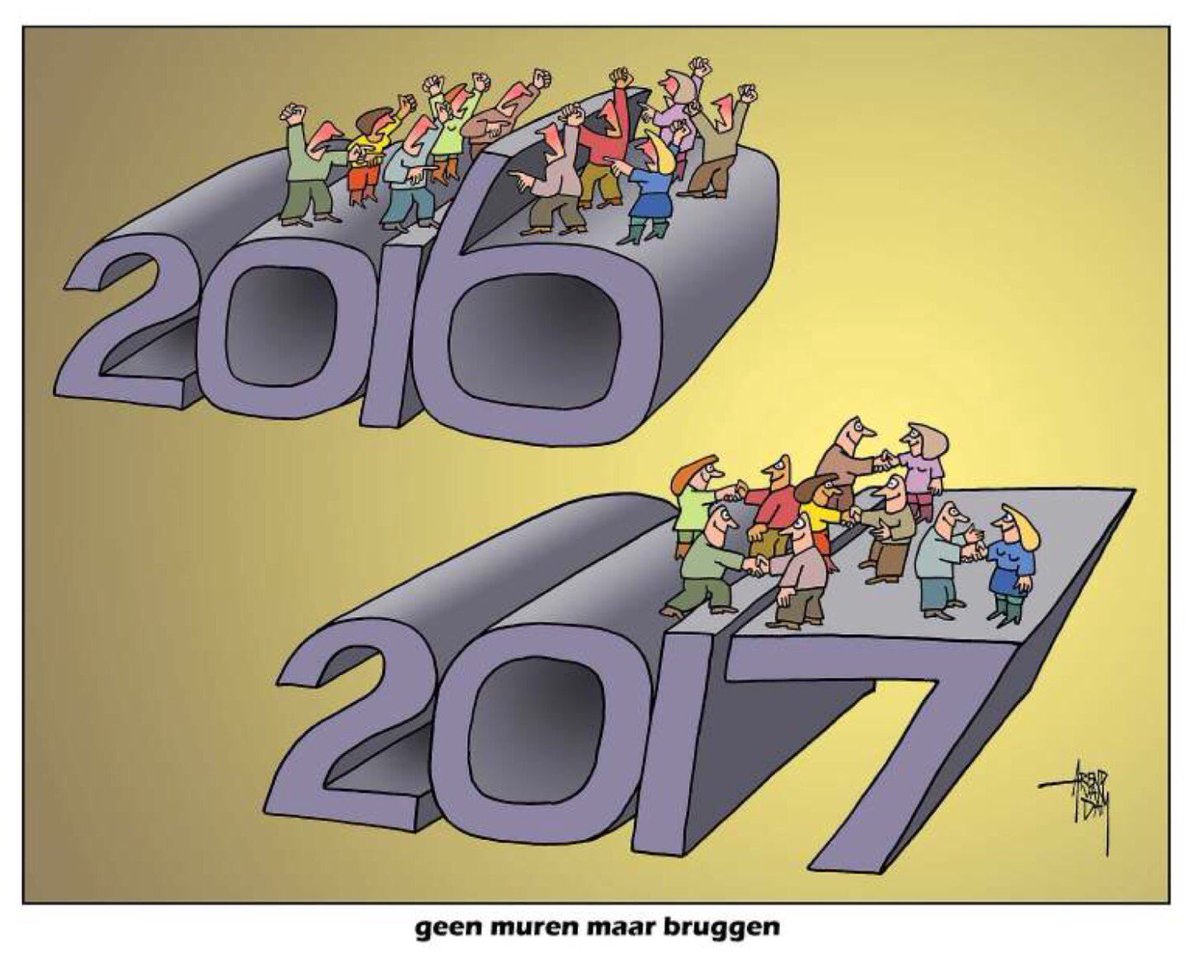 #barmhartigheid !! Geen muren maar bruggen. #2017