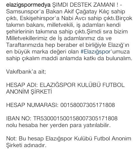 #elazığsporyaşasın