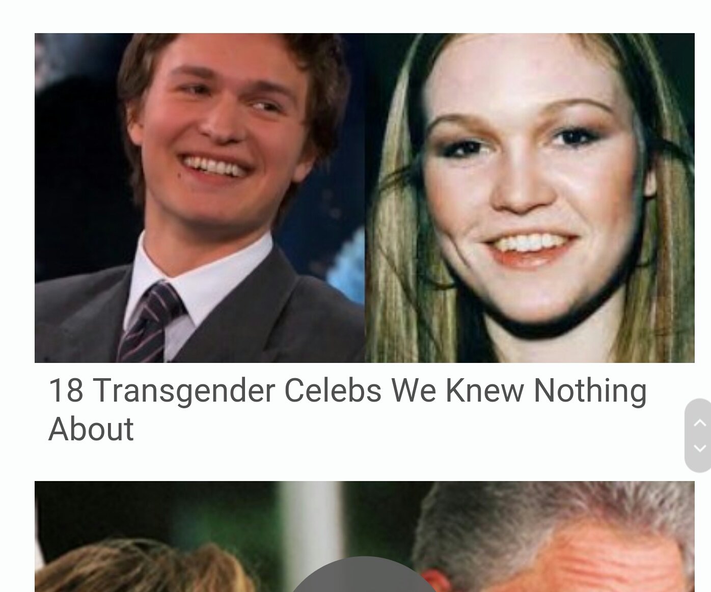 Paul Mackay on Twitter: "And the photo of non-transgender Julia Stiles is in this click-b...