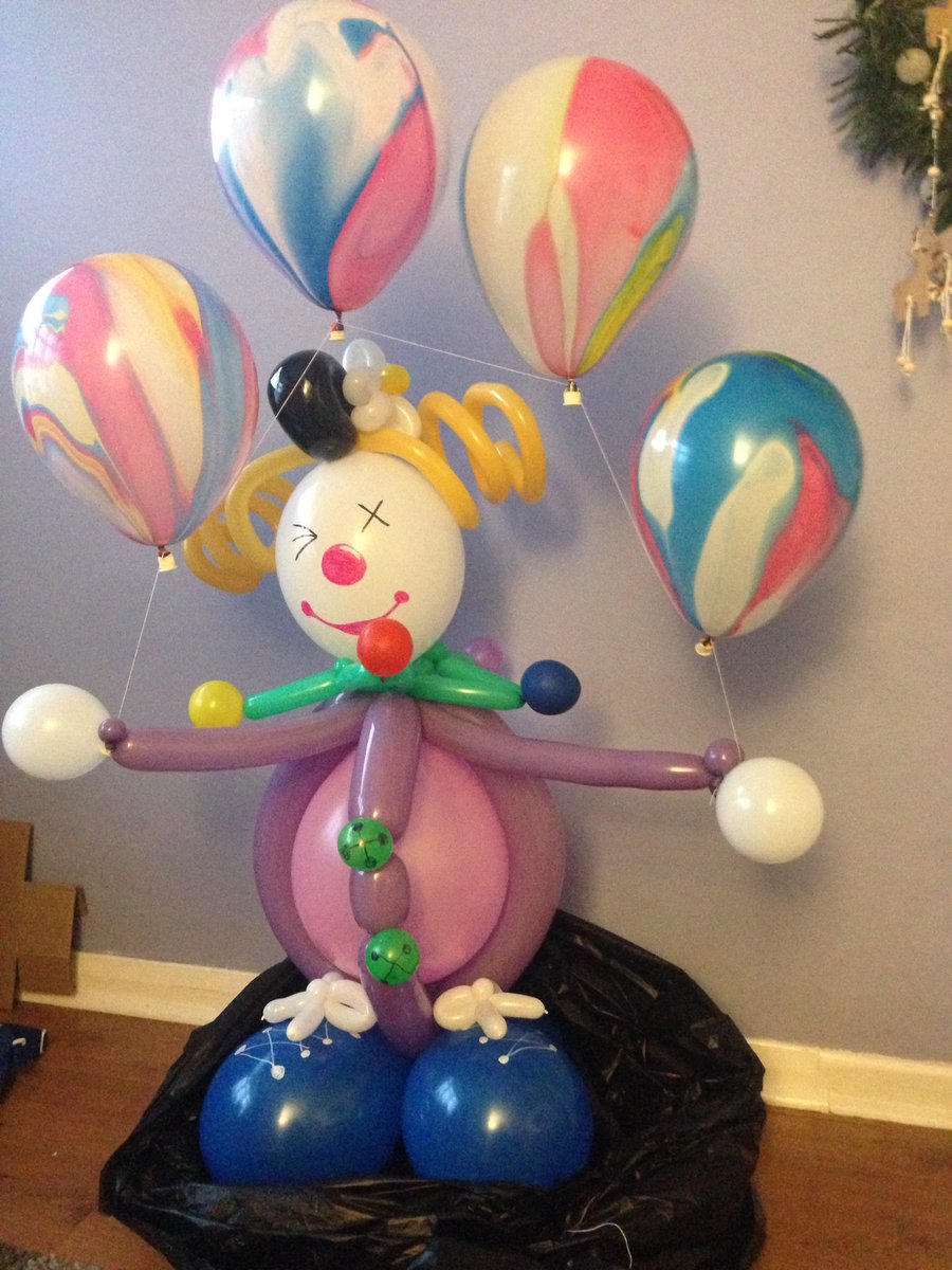 We have been clowning around today x