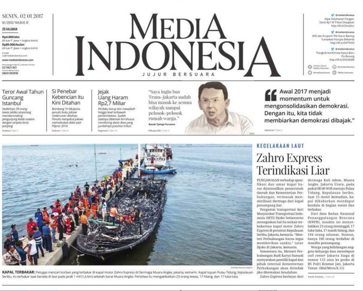 Wajah keren MEDIA INDONESIA di tahun baru. Kami tetap berkomitmen tuk menjadi referensi berita, termasuk sastra! #MediaIndonesia #Sastra