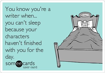 thelaceylondon's tweet image. You know you're a writer when...  
#amwriting #amreading