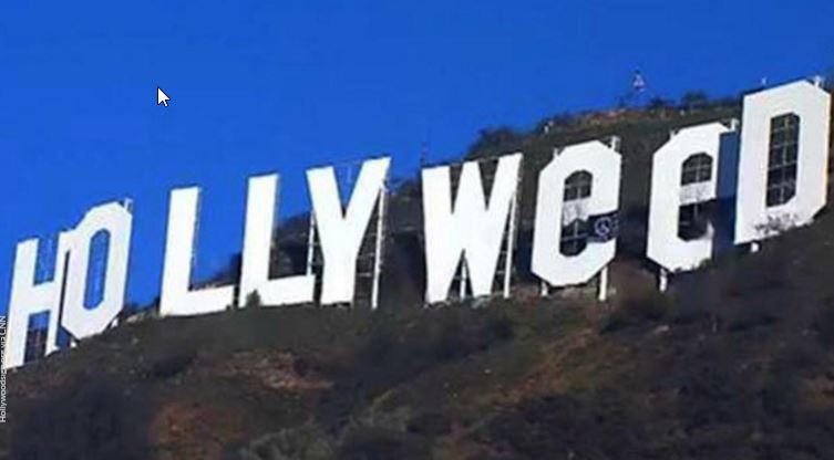 Hollywood sign vandalized to read 'Hollyweed' bit.ly/2hZXwzs https://t.co/u0qXZqvffL