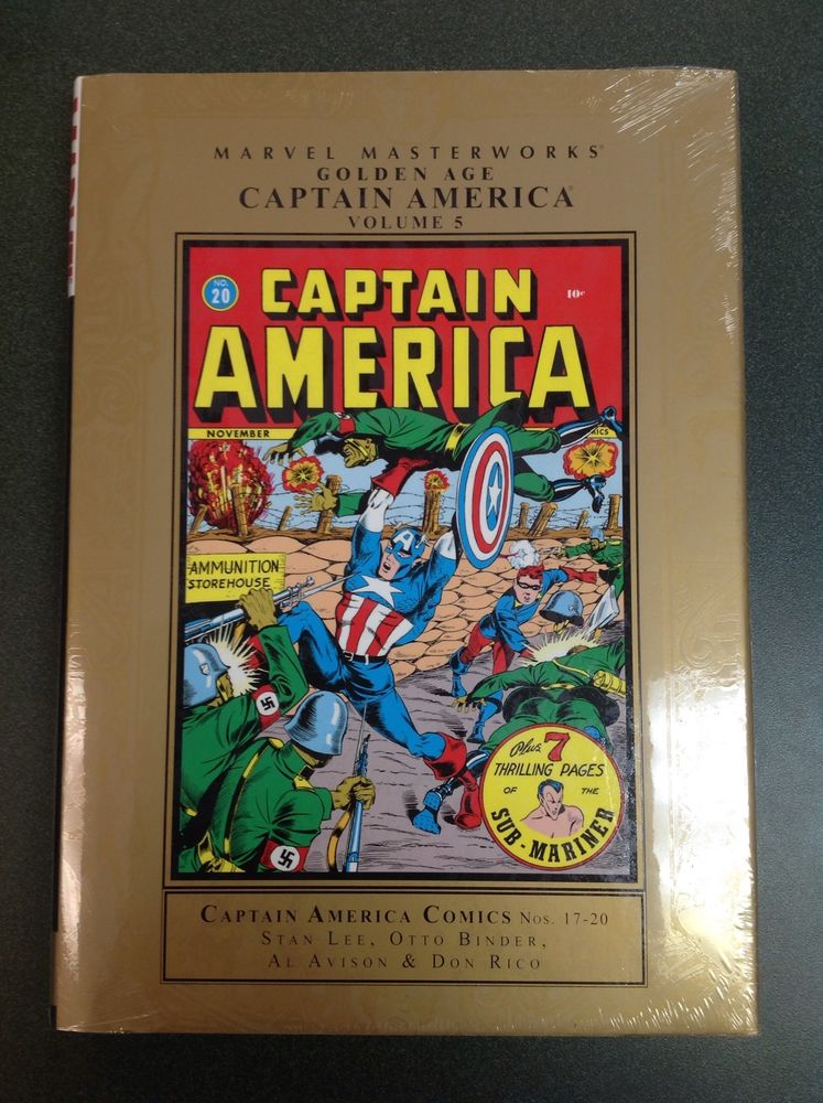 COMIXReliefPA's tweet image. Marvel Masterworks Golden Age Captain America HC Book Vol. 5 Factory Sealed dlvr.it/N1CwrV #COMIXRelief