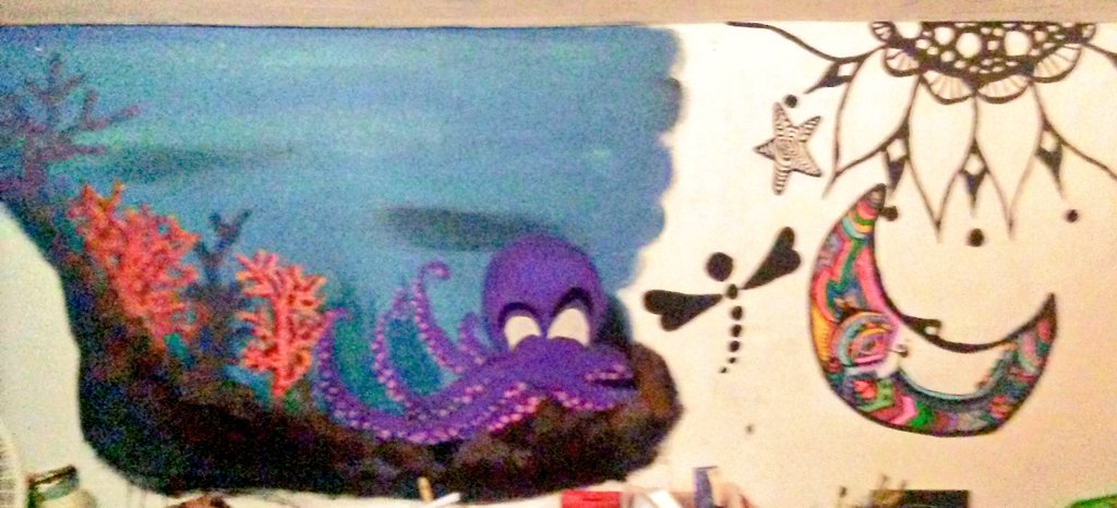 TheIllerStation's tweet photo. Wall art in my art studio https://t.co/1BicqMf8sr