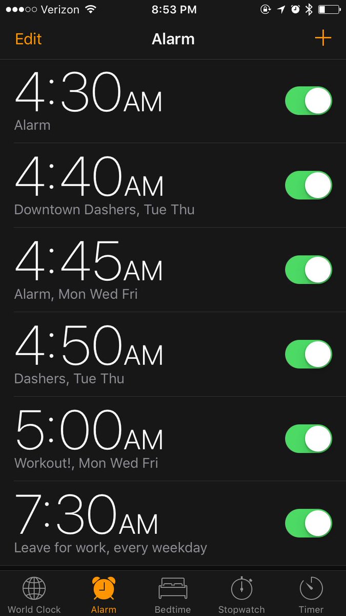 ChandElaine's tweet photo. Major Sunday sads about setting these alarms #nevermissamonday #doesithavetobeover https://t.co/imzGL405Hh