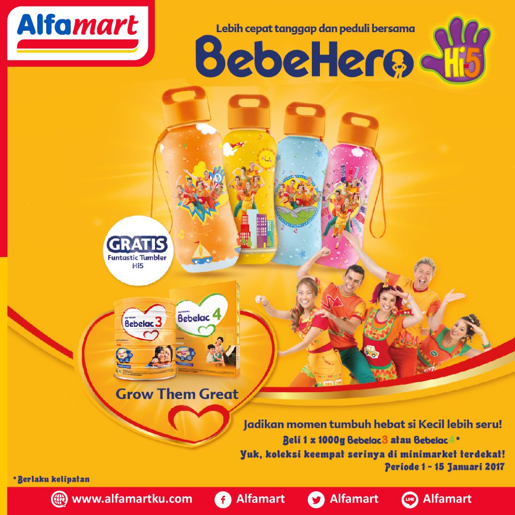 Setiap beli Bebelac 3 atau Bebelac 4 1x1000g, GRATIS Funtastic Tumbler! Info klik ow.ly/2kKC307Be4V