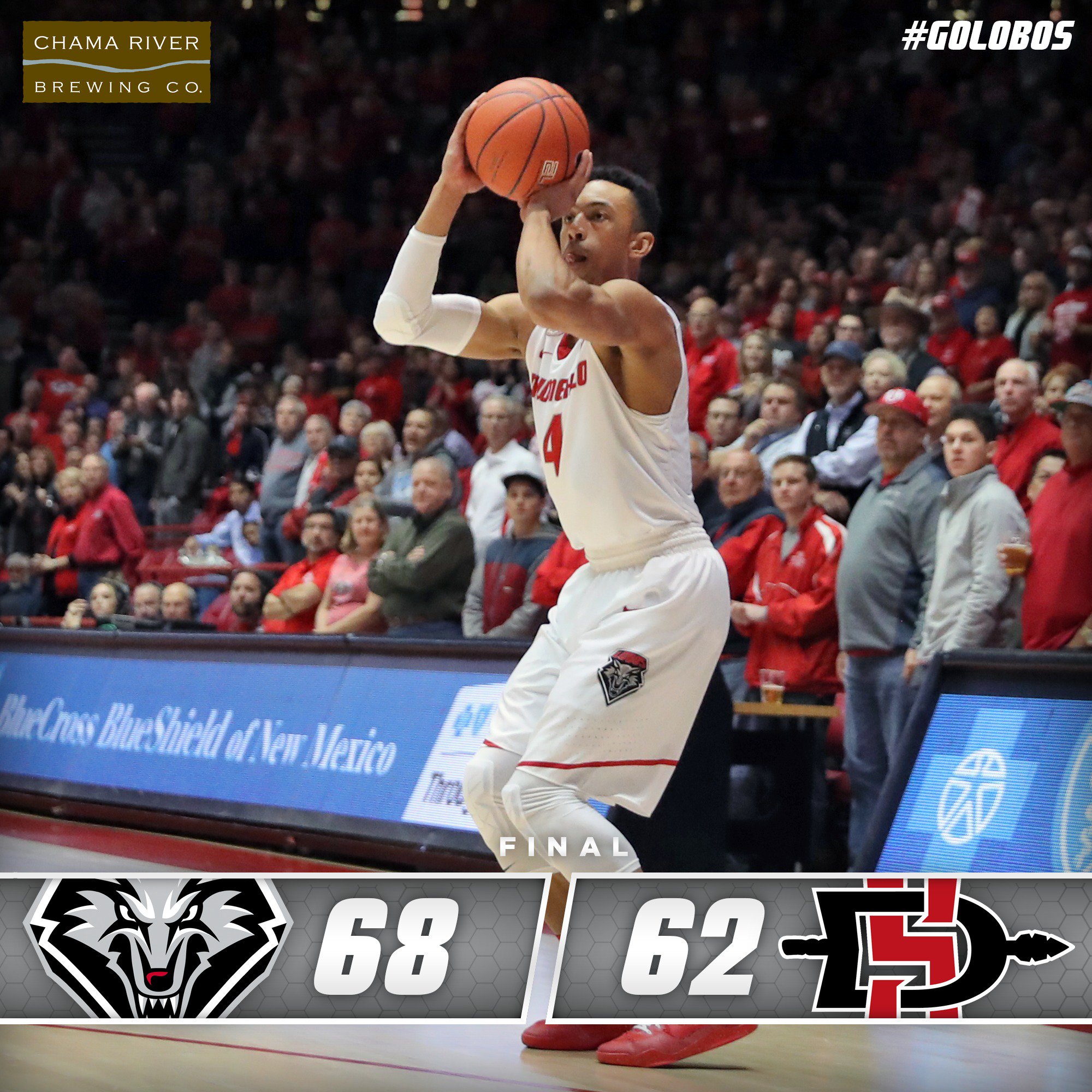 Lobo Basketball on Twitter "BIG win for us tonight in Viejas Arena