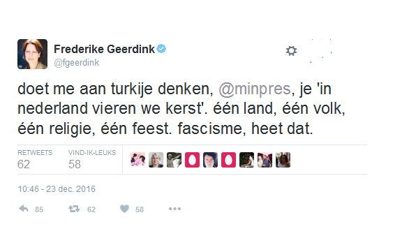 Mirjam152's tweet photo. Zie ik nu pas: wij vieren Kerst zeggen, is inmiddels ook al fascisme. https://t.co/kODtCJ1EWR