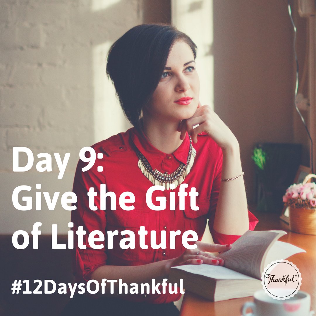 ThankfulOrg's tweet photo. Day 9: Leave a book for another reader to find.
#12DaysOfThankful #ProjectThankful https://t.co/NAbcRFOkPW
