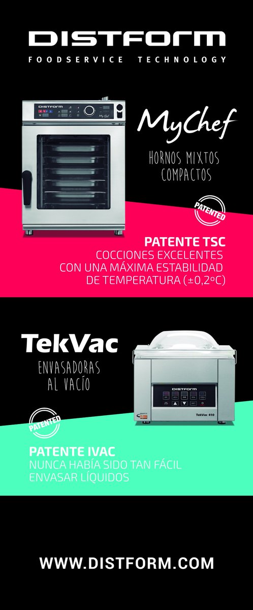 ¡La revolución llega a tu cocina! La excelencia en cocciones y envasado es posible con la tecnología patentada distform #MyChef #TekVac