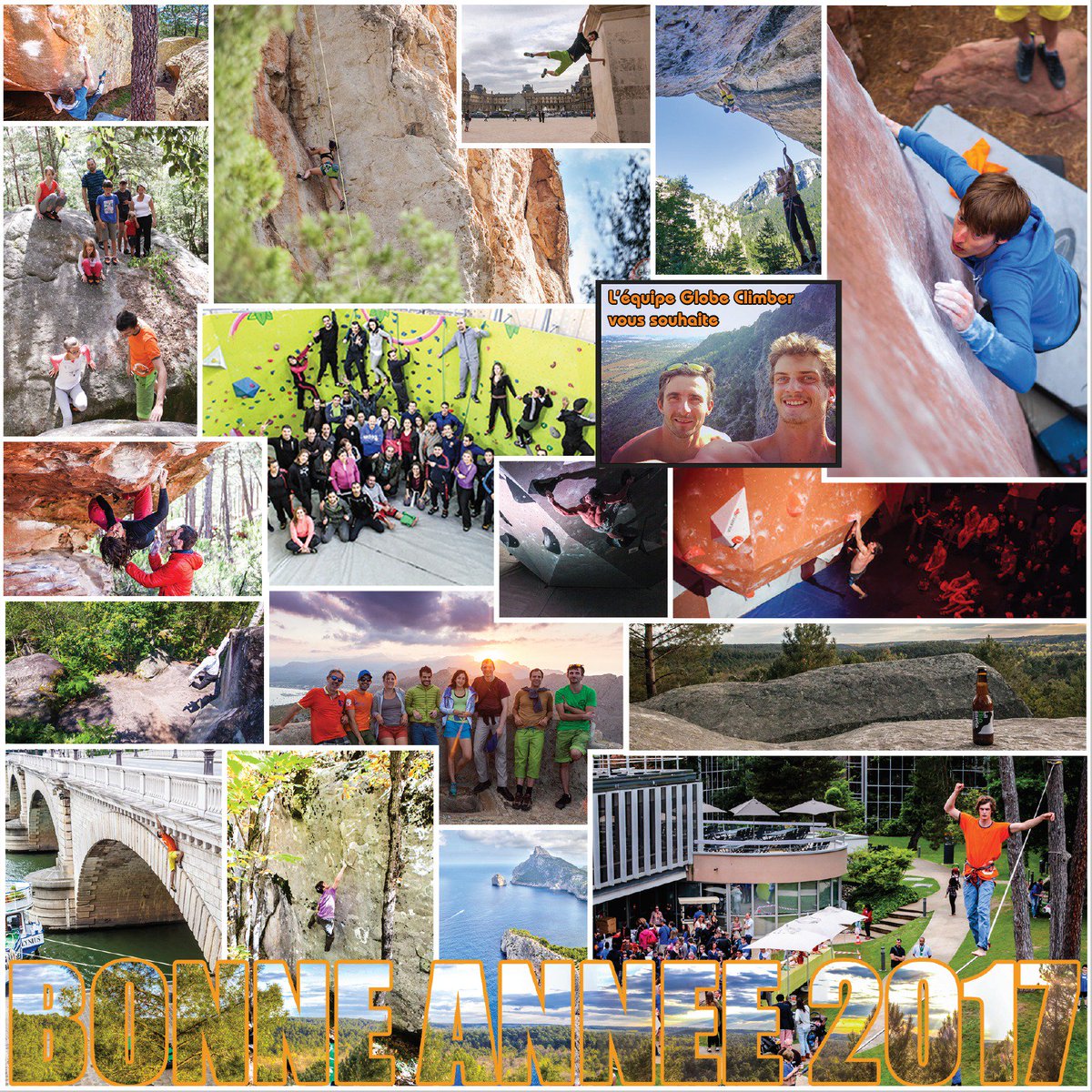 GlobeClimber's tweet photo. L'équipe @GlobeClimber vous souhaite une très bonne année.
Notre conseil : Pour une année réussie, n'hésitez pas à vous lancer des défis. https://t.co/f4Ty4HE5RC