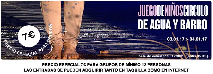 cbamadrid's tweet photo. Empezamos 2017 con teatro para niños a partir de 2 años: «De agua y barro», días 3 y 4 de enero a partir de las 17h. https://t.co/xm9BKoDTLZ https://t.co/RLGadxOYSB