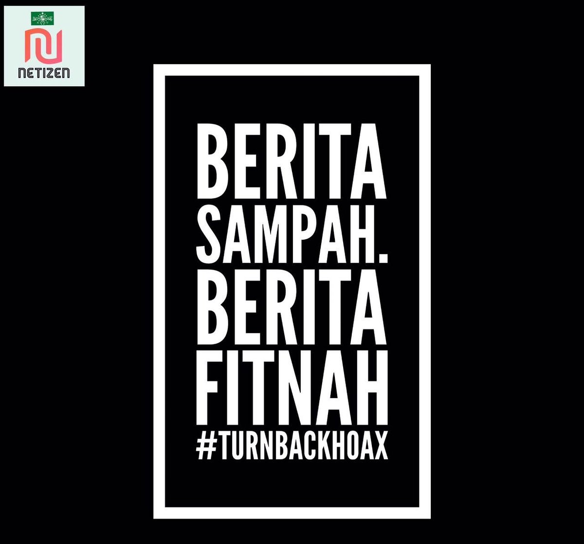 Mari, lebih selektif dalam membaca, menyukai, dan membagikan berita.
#TurnBackHoax

@Netizen_NU <a href="/nu_online/">NU Online</a> <a href="/NahdlatulOelama/">Nahdlatul Ulama</a>