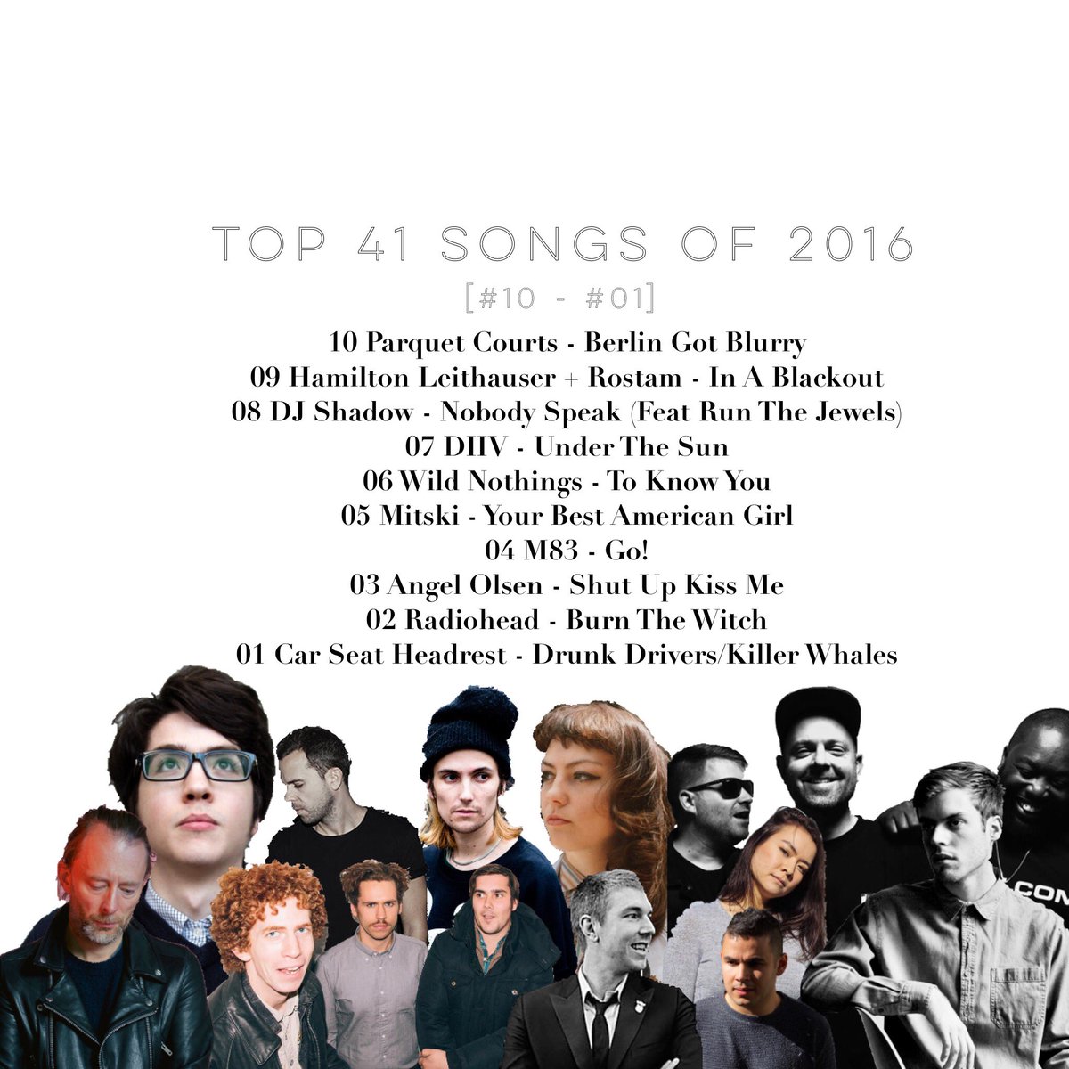 siriusxmu's tweet photo. Top 41 Songs of 2016 [#10 - #01] part 4 of 4... https://t.co/ChFpJTIO8b