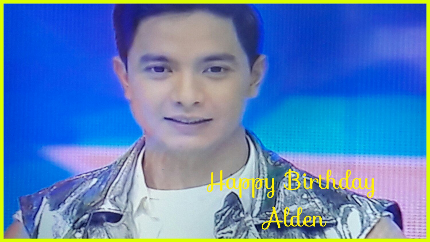 Happy Birthday Alden Richards!!  