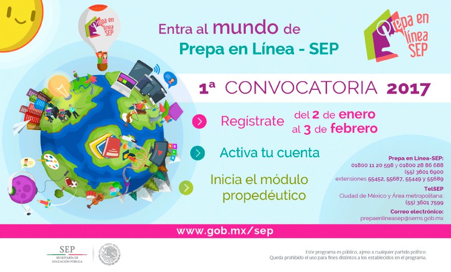 SecEducacionJal's tweet photo. Conoce y regístrate a #PrepaEnLínea, un proyecto innovador y gratuito para realizar tus estudios de #Bachillerato: https://t.co/R8V6IWv4zX https://t.co/s8bF6lE9Wd