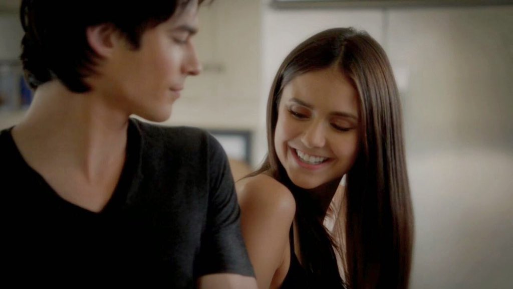 The smile get when <a href="/KingDamonSalva1/">King Damon Salvatore</a> is around and he makes me so happy and no one makes me as happy as my baby does and he+