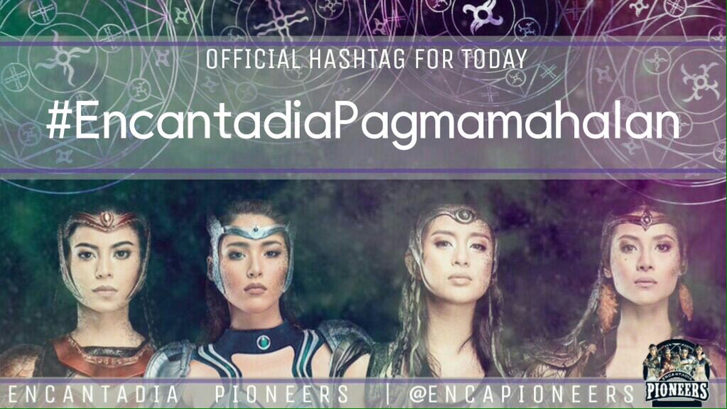 RaquimSapiro's tweet photo. Official Hashtag for Today | #EncantadiaPagmamahalan | Jan. 02, 2017 | Encantadia Pioneers | https://t.co/uYKGWLHKrj