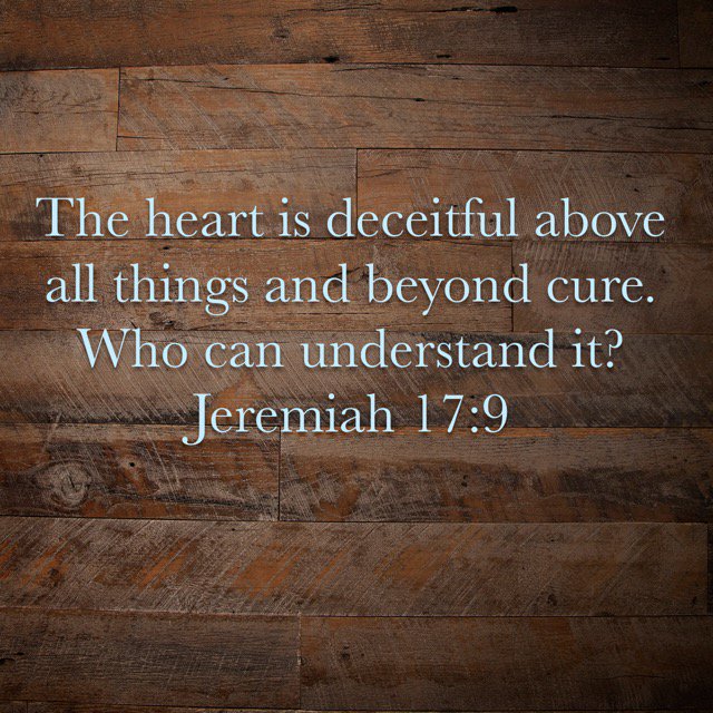 WhereOurHopeIs's tweet image. Resolved to follow your own heart? The manufacturer advises against it. #TellTheTruth bible.com/111/jer.17.9.n…