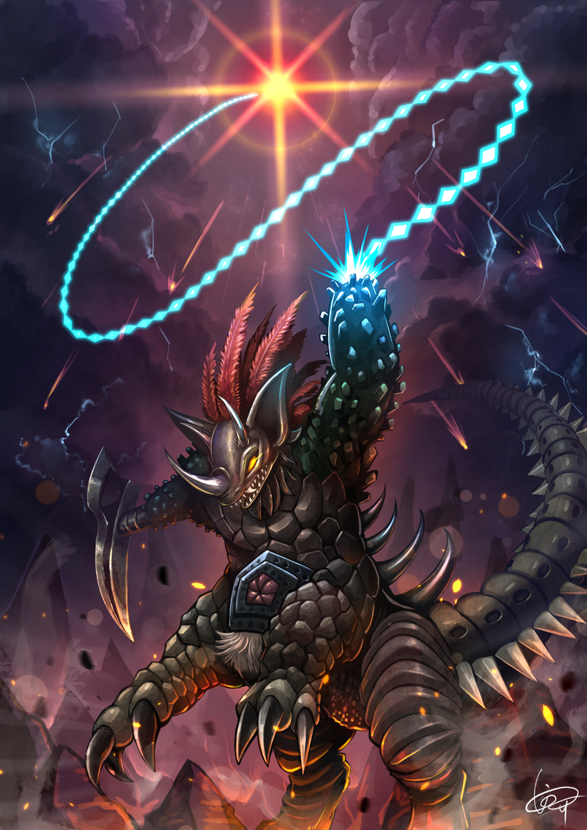 いの介 お仕事募集中 新年なので改めて自己紹介をする いの介と申します モンスターと怪獣 が大好きです 女の子も大好きです 主に怪獣 ポケモンとその他を描いて生きてます 今年の目標は月一で怪獣なにかしら描けるようにがんばります 何卒よろし