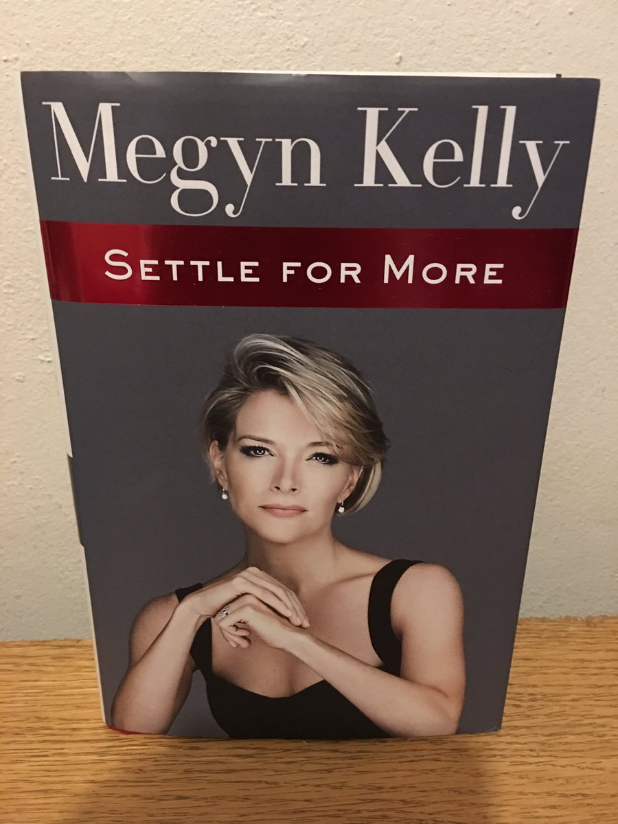<a href="/megynkelly/">Megyn Kelly</a> "#Settle(ing)ForMore right now for me means pushing myself to improve this balance. Keep my job &amp; spend more time with my kids"