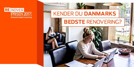 Der er åbnet for indstillinger til #RENOVERprisen 2017 og til den nyoprettede Jubilæumspris til almene boliger. renover.dk/indstil