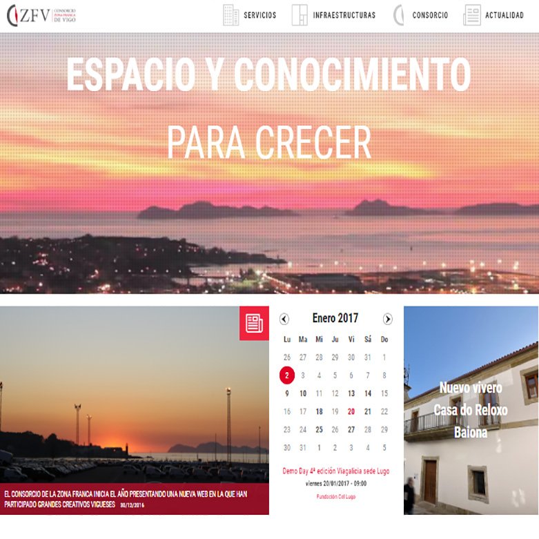A2LabIdeas's tweet image. #Feliz2017 Iniciamos año lanzando🚀 con @zonafrancavigo su nueva web zfv.es #SomosCreativos bit.ly/EQUIPOA2