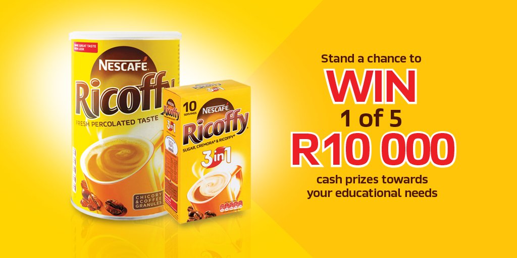 Nescafe Ricoffy Buy A Nescafe Ricoffy 750g And Nescafe Ricoffy 3in1 Pack Dial 1 And You Could Win T C S Apply
