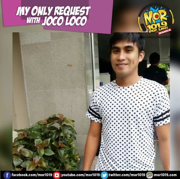 KaMORkada, i-request mo na ang favorite song mo kay <a href="/1019djjocoloco/">DJ Joco Loco</a> dito lang sa #MyOnlyRequest! :D