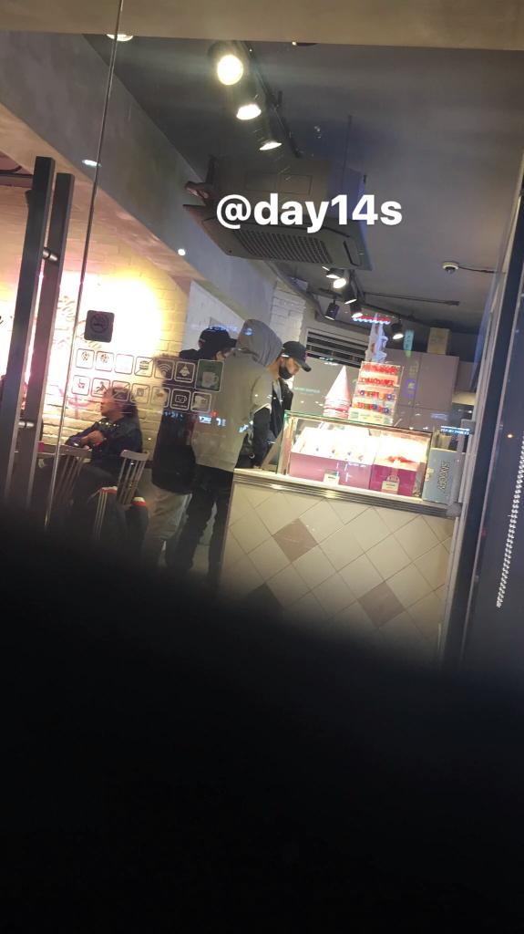 on 170102, taeil with taeyong, and johnny are get spotted by an OP at Baskin Robbin enjoying some ice cream, huh? 