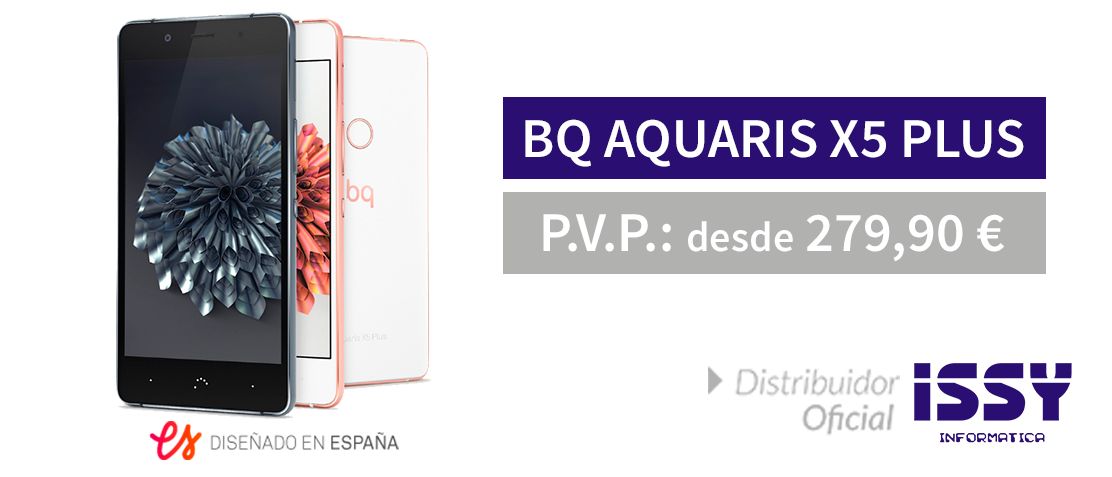 issyinformatica's tweet photo. BQ Aquaris X5 Plus (mejor teléfono de gama media 2016 en @computerhoy más teléfonos en tienda C/El Pilar, 1 (Sierra de Yeguas) https://t.co/MRD5ManIXN