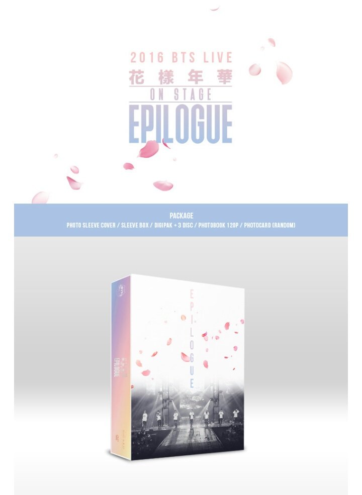 BTS HYYH Epilogue Concert DVD & Blu Ray details are out! Preorder