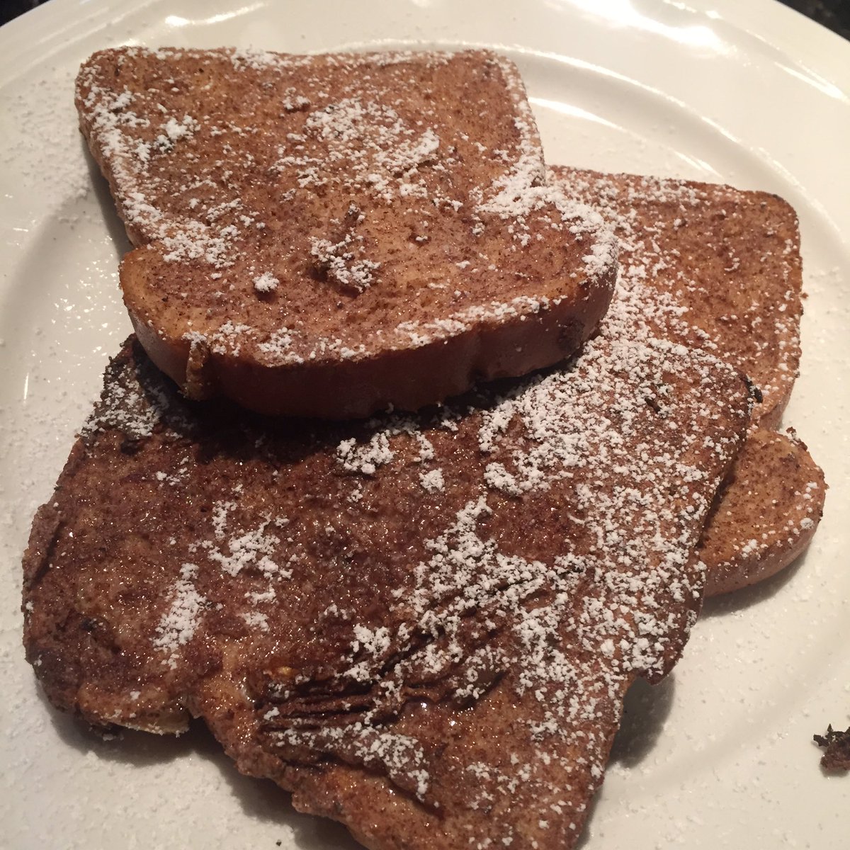 ShellyRothwell's tweet photo. Waking up on a Monday to the smell of your 13 yo making French toast - he's gonna make sure he eats! Mmmm #ChefSmiley https://t.co/rpXf9MLxPc