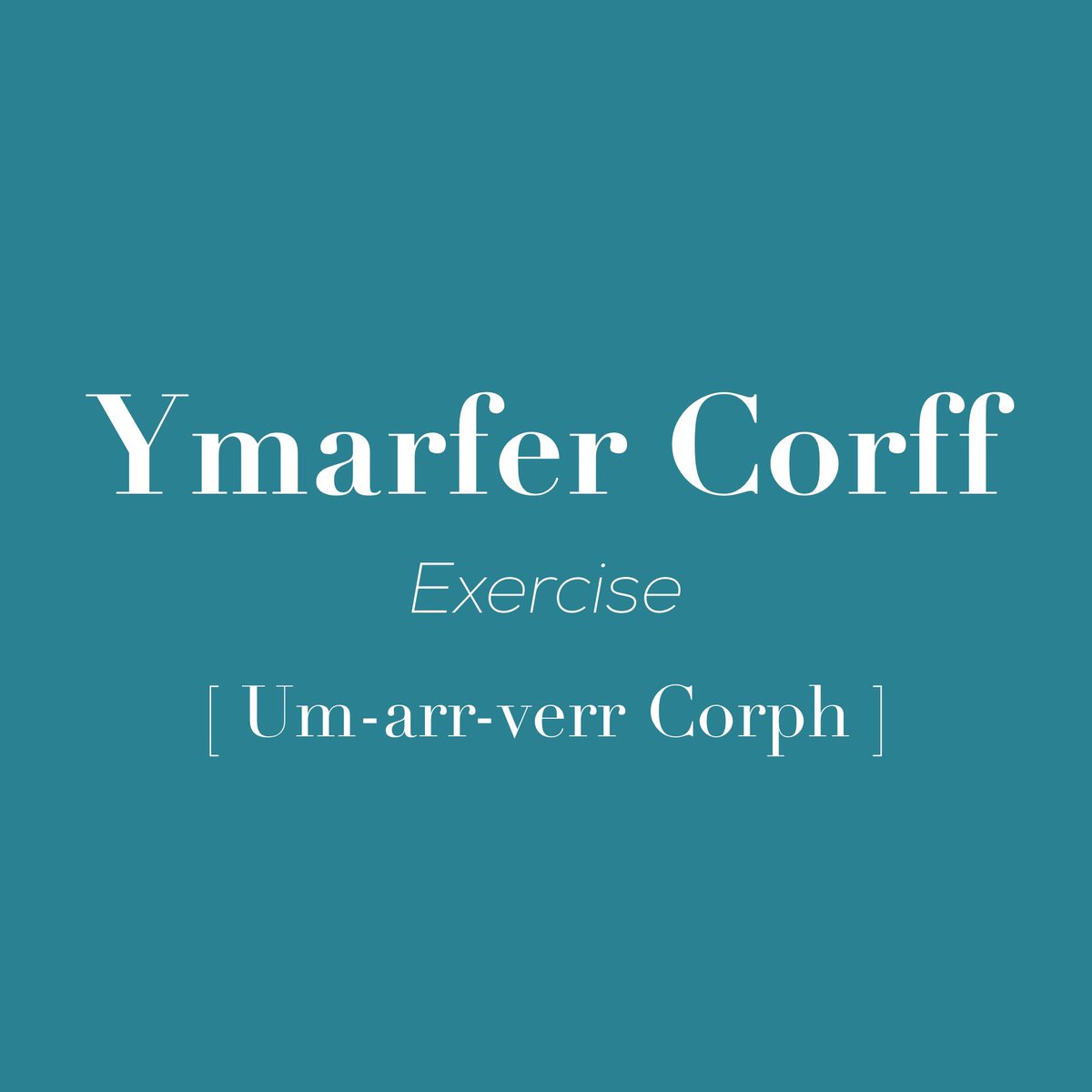 GoCymraeg's tweet photo. 🚴🏻‍♀️ Word of the day: Ymarfer Corff 🏊🏼

Pronounced: UM-ARR-VERR CORPH

English: Exercise

#DysguCymraeg #yadysgwyr https://t.co/DEEXcIQLbI