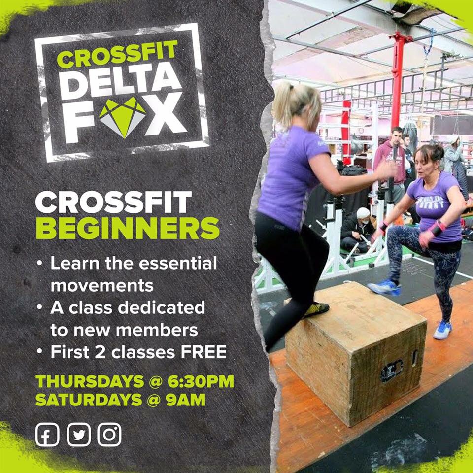 CFDeltaFox's tweet photo. Need a New Years Resolution? 
Bored of generic gyms &amp; classes?
Crossfit is the one! 
Learn all the basics &amp; Start your CrossFit journey now! https://t.co/EnOrSvH4H9
