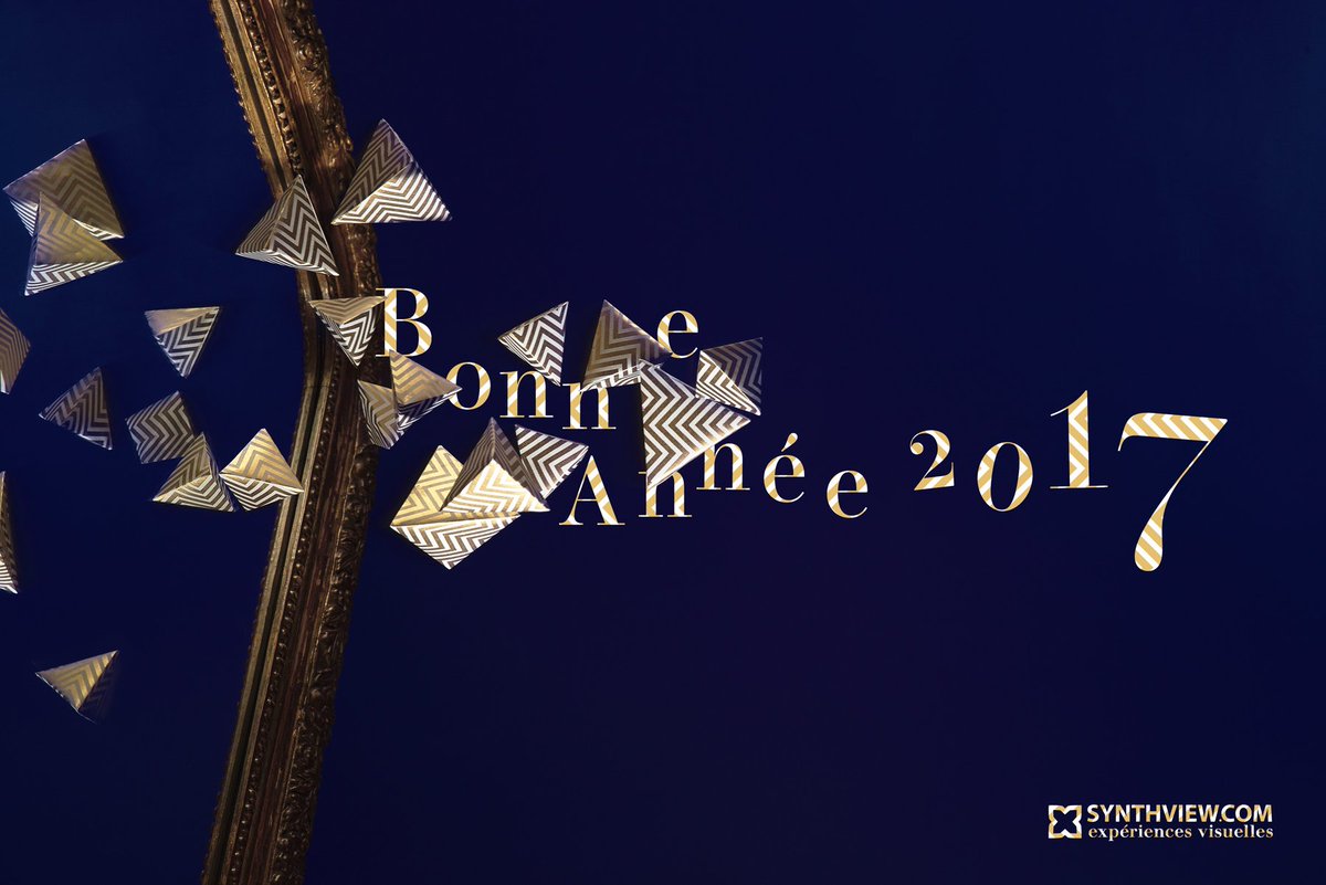 synthview's tweet image. Bonne Année 2017 | Happy New Year 2017