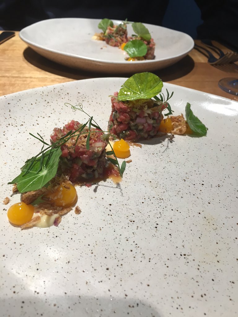 #beeftartare @pearlcohobart #tasmaniaadventures #heavenonaplate