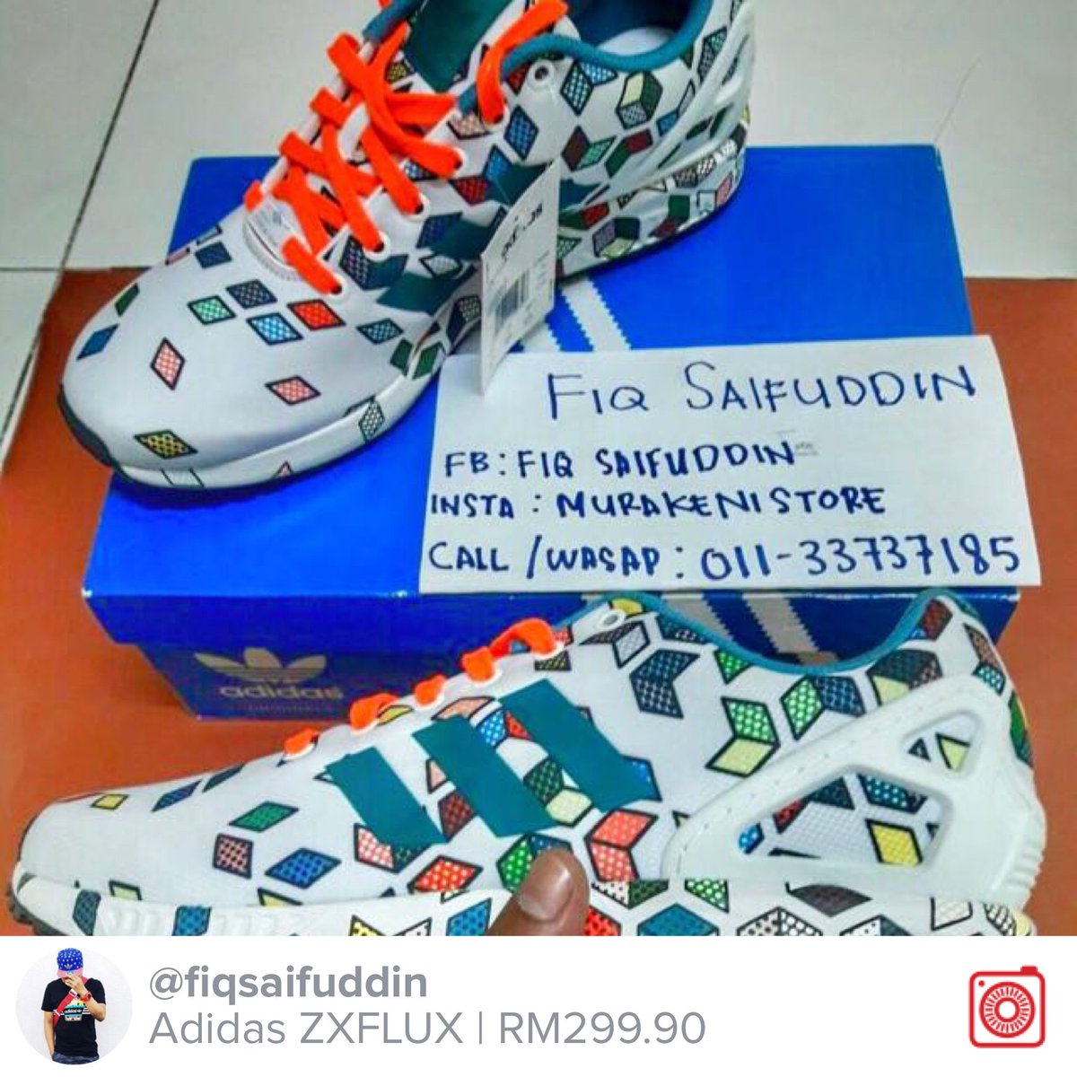 AxerFloopy's tweet photo. Selling Adidas ZXFLUX RM299.90 https://t.co/SXEk1tjl2O #carousell @thecarousell https://t.co/JLTgs5lrbN