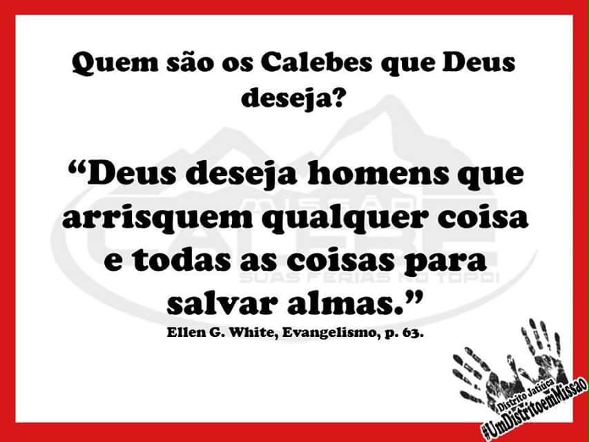 oberdanvrocha's tweet photo. Seja um Calebe segundo o coração de Deus! #DistritoJatiuca #UmDistritoemMissao https://t.co/KOikOEus5j