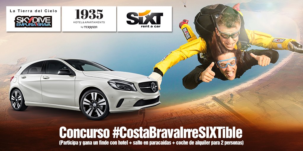 Quieres GANAR un fin de semana de vértigo en la Costa Brava?!🛩

➡️Follow <a href="/sixtespana/">SIXT España</a> 
➡️RT
➡️Comentar con el hasthag #CostaBravairreSIXTible