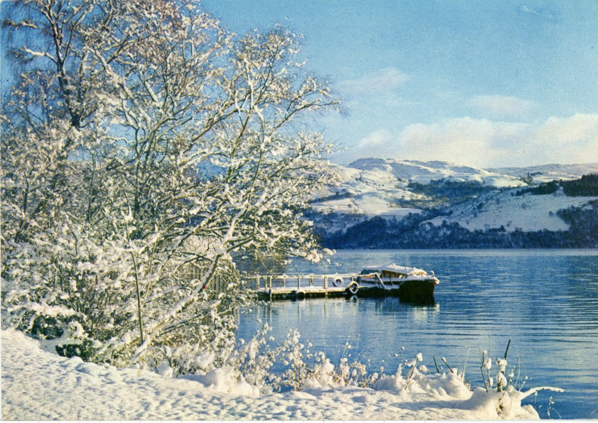 This is Loch Ness as we didn't see it.