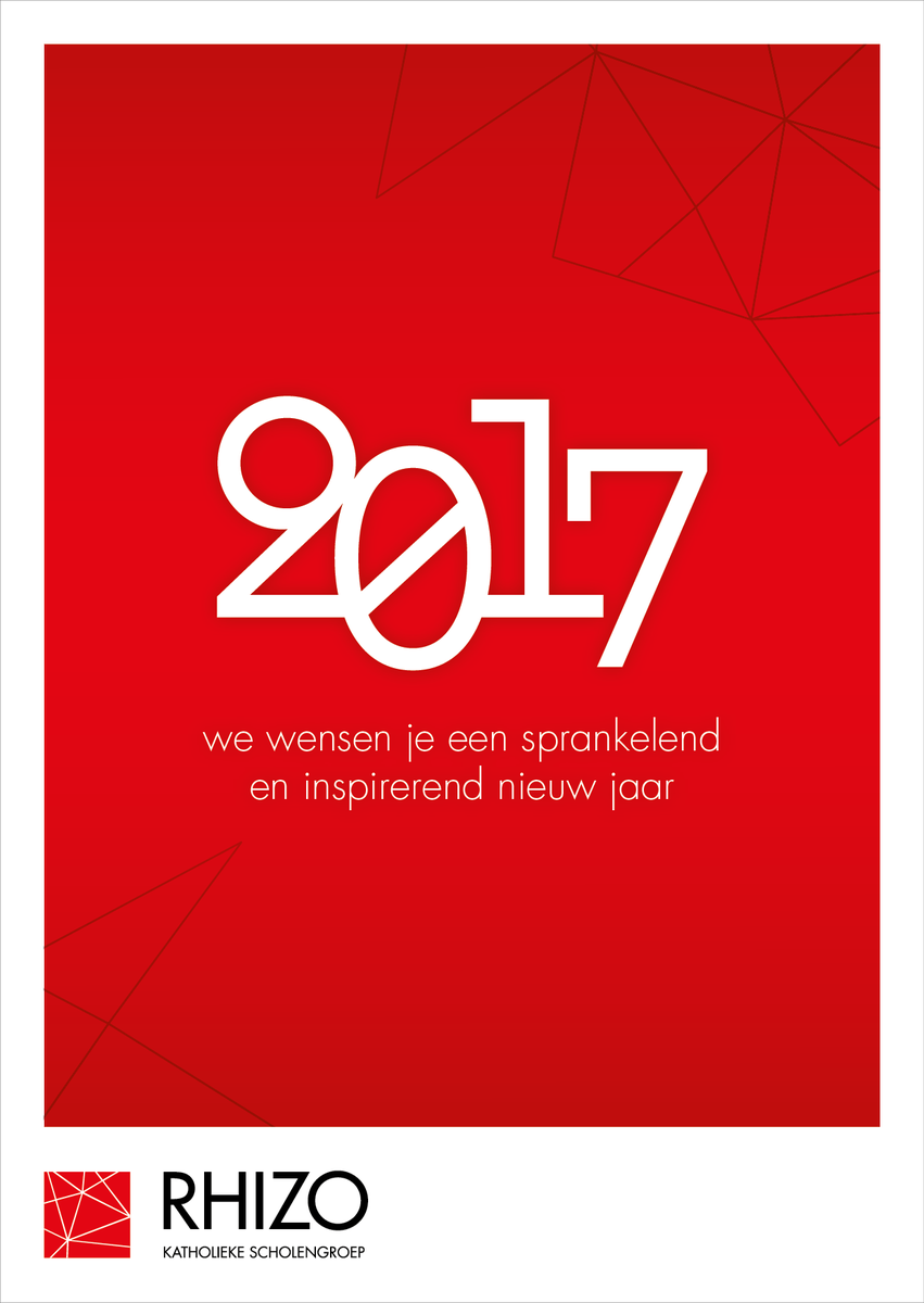 We wensen je een sprankelend en inspirerend nieuw jaar!