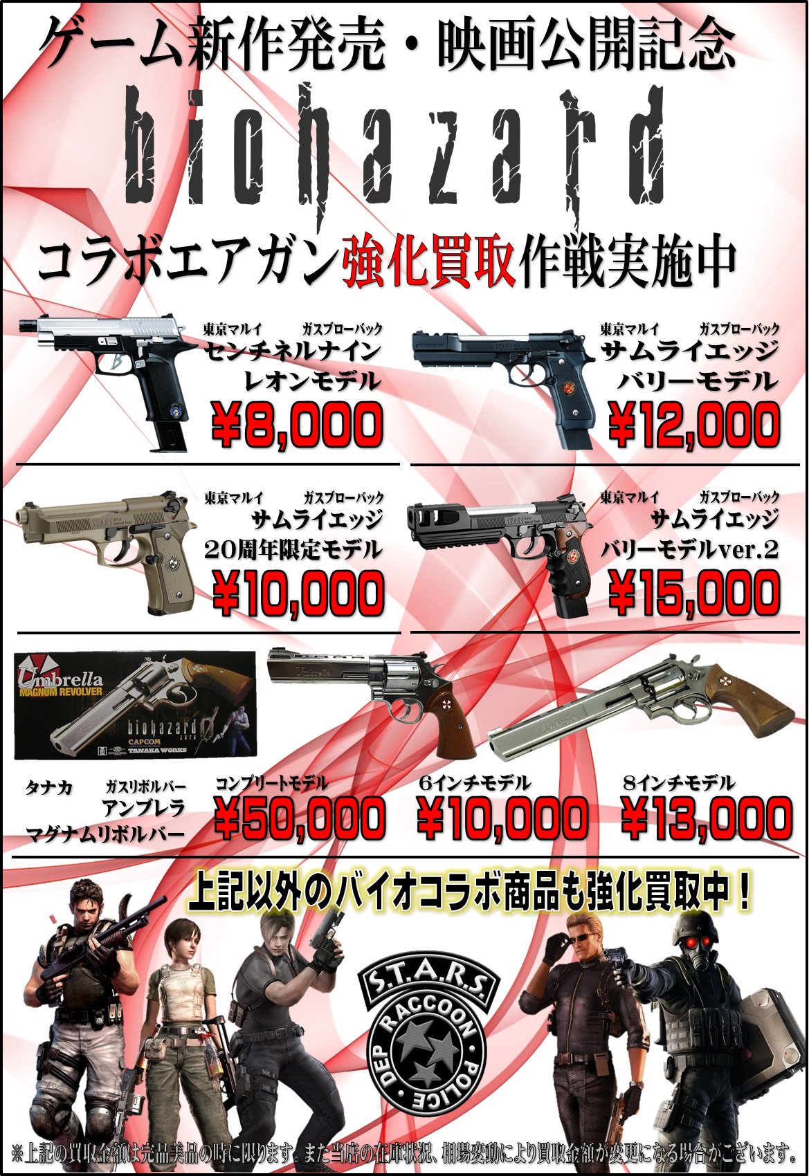 ⭐️極美品⭐️バイオハザード×東京マルイコラボガスガン （限定
