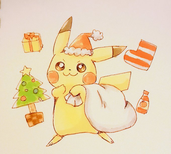 サンタピカチュウのtwitterイラスト検索結果 古い順
