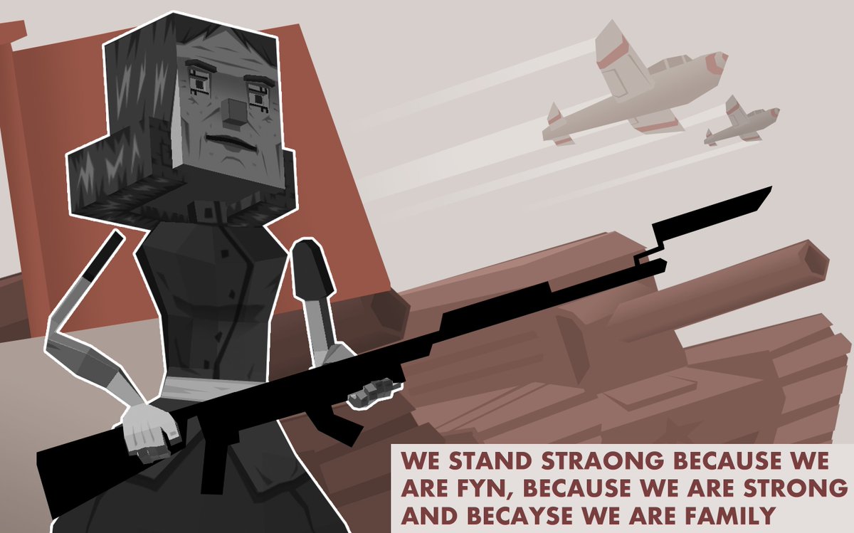 DveebGames's tweet photo. here we have a bit of narrative fluff for the game #indiedev #gamedev #dev #unity3D #propaganda #narrative #poster #leader #mother https://t.co/auwzpntQx4