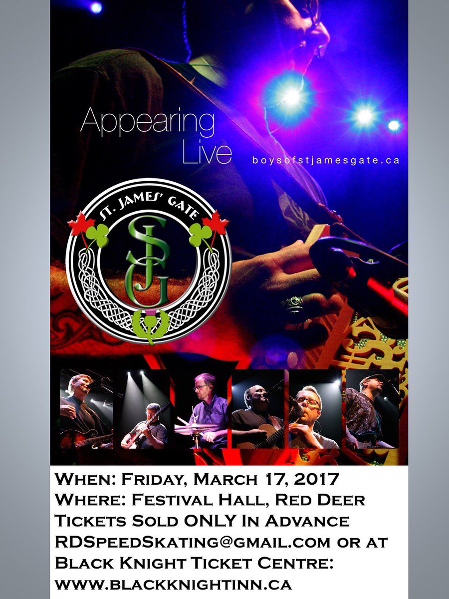 stjamesgateband's tweet photo. Book your Paddy's day party now!  #reddeer #paddysday #celticmusic #tinwhistle #irish https://t.co/74NSsrtzK9